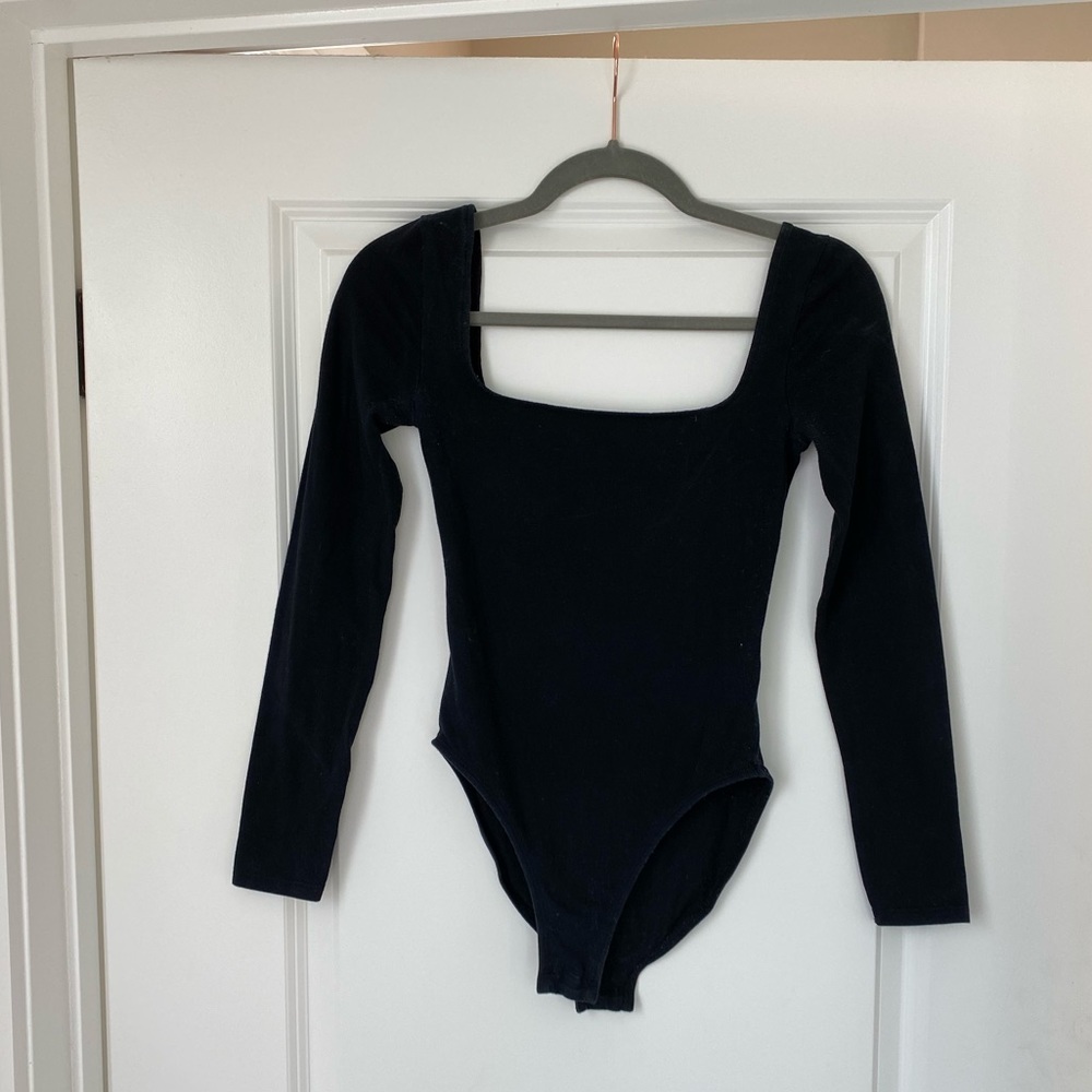 Zara square neck bodysuit